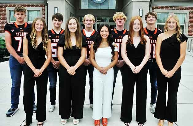 2022 Liberty Center High School Homecoming Court